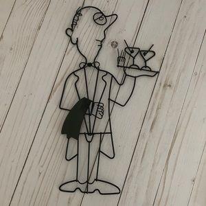 Drink server/butler wall decor